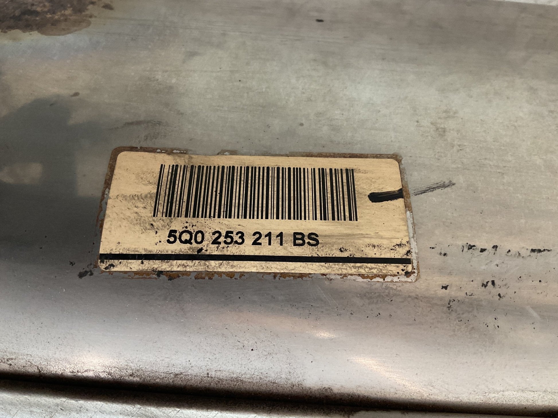 Tubo Escape VW Golf 7 2012 Seat Leon 3 2014 - 5Q0253211BS