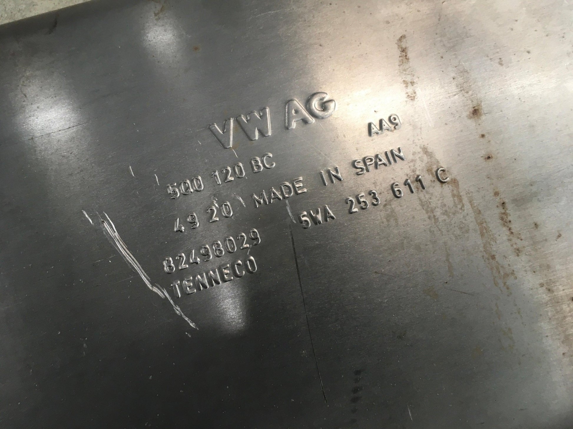 Tubo Escape VW Golf VII / Cupra Formentor - 5Q0253411BG