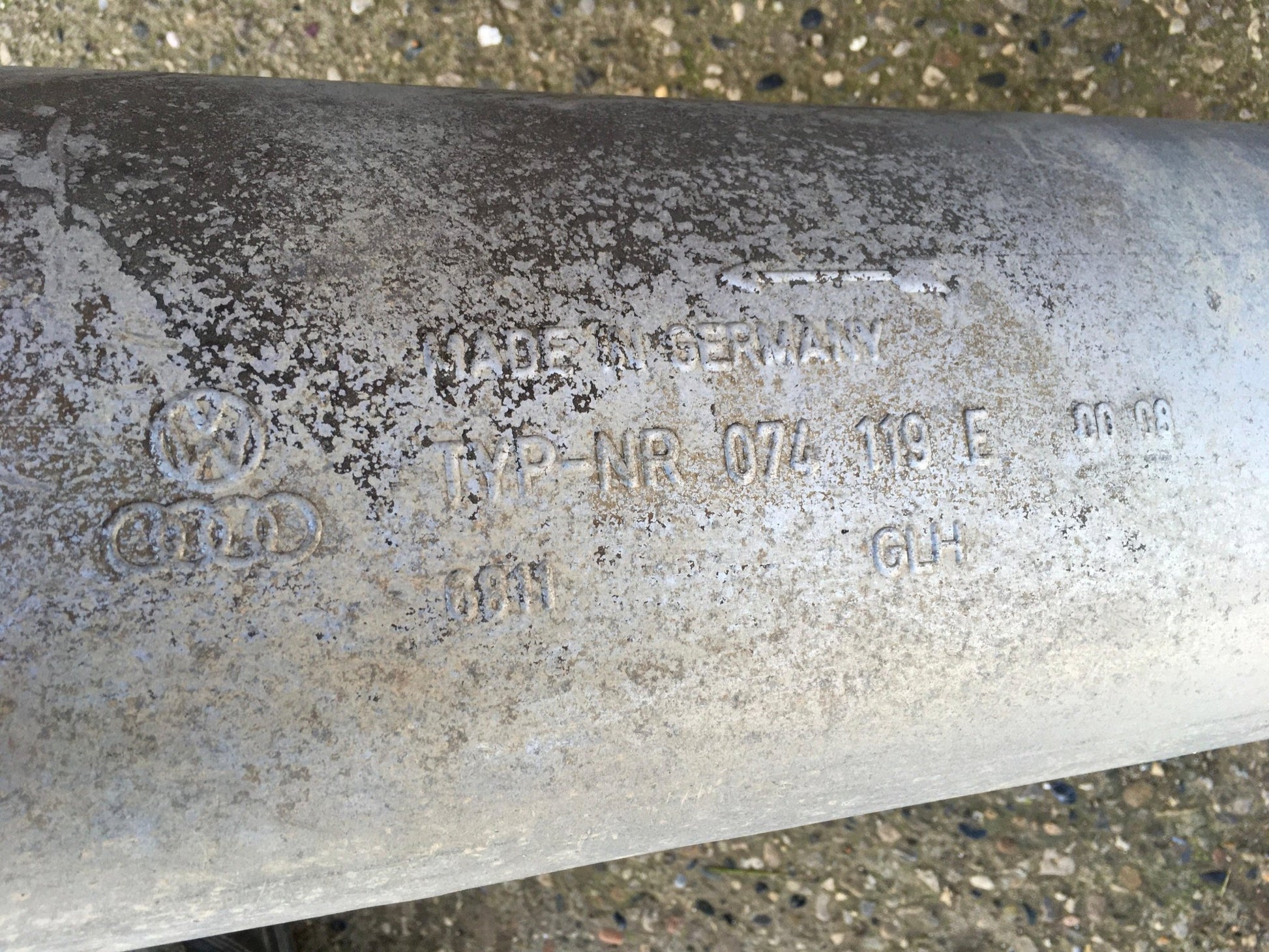 Tubo escape VW Transporter T4 074119E - 074119E