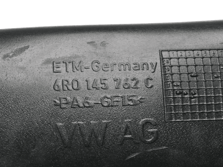 Tubo Intercooler VAG 6R0145762C - 6R0145762C