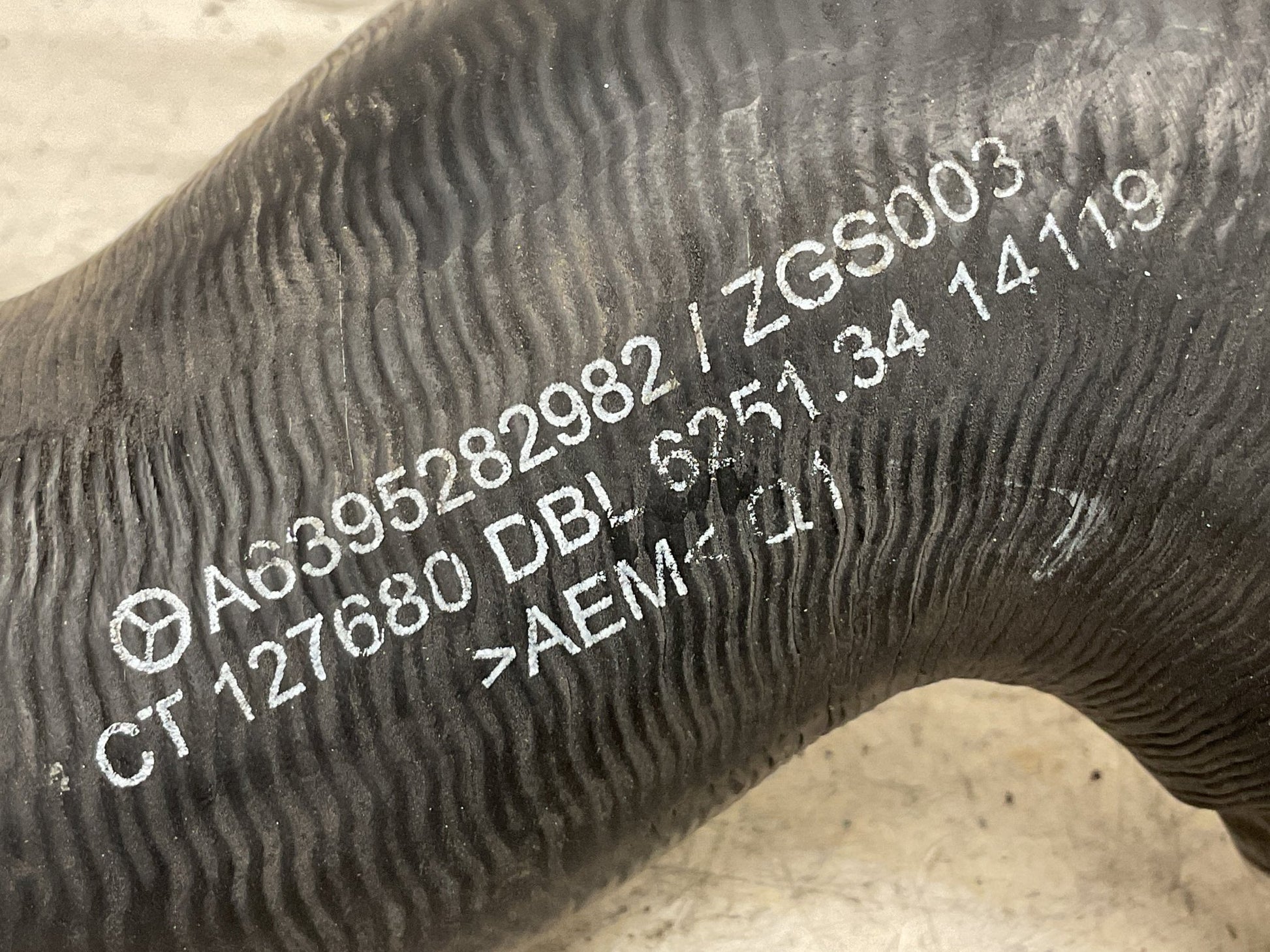 Tubo Turbocompresor Mercedes Viano 2003 - 2014 - A6395282982