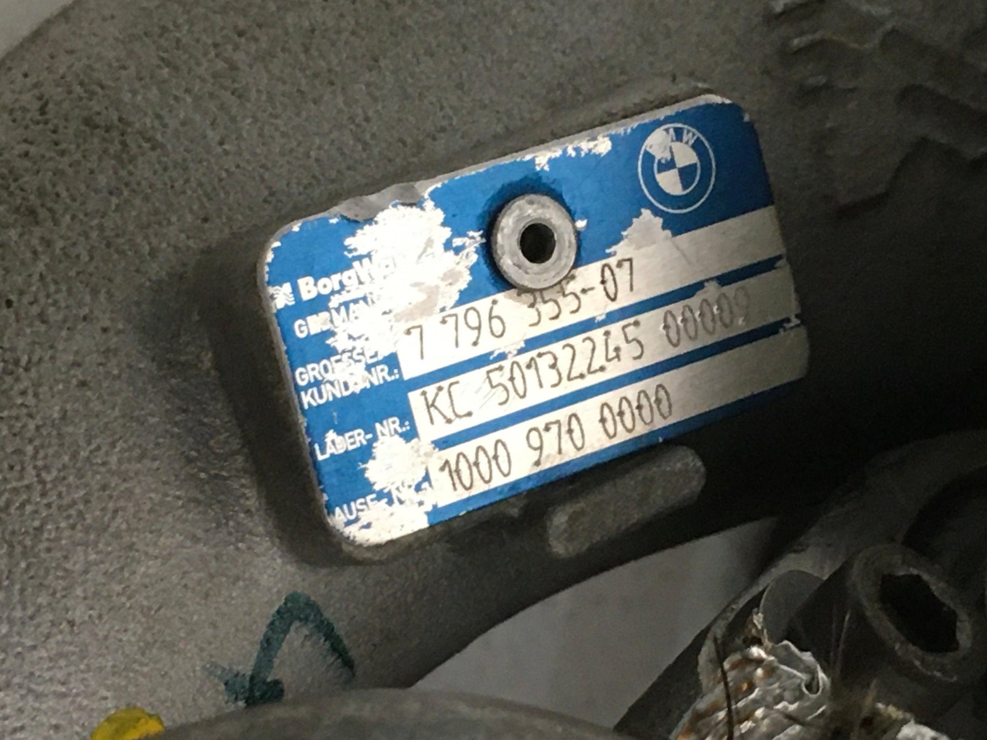 Turbo BMW 7796355 3.0D - 7796355