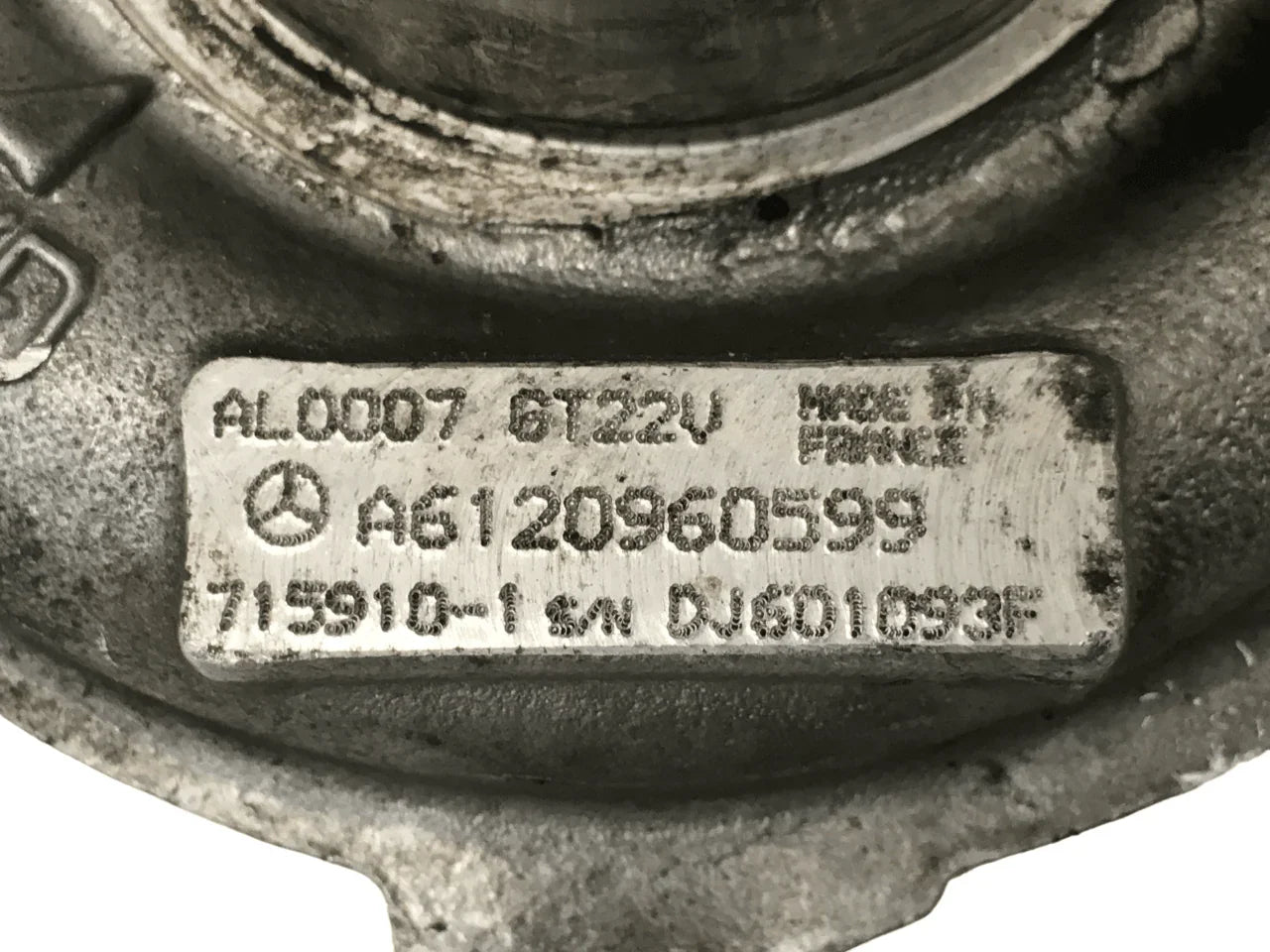 Turbo Mercedes A6120960599
