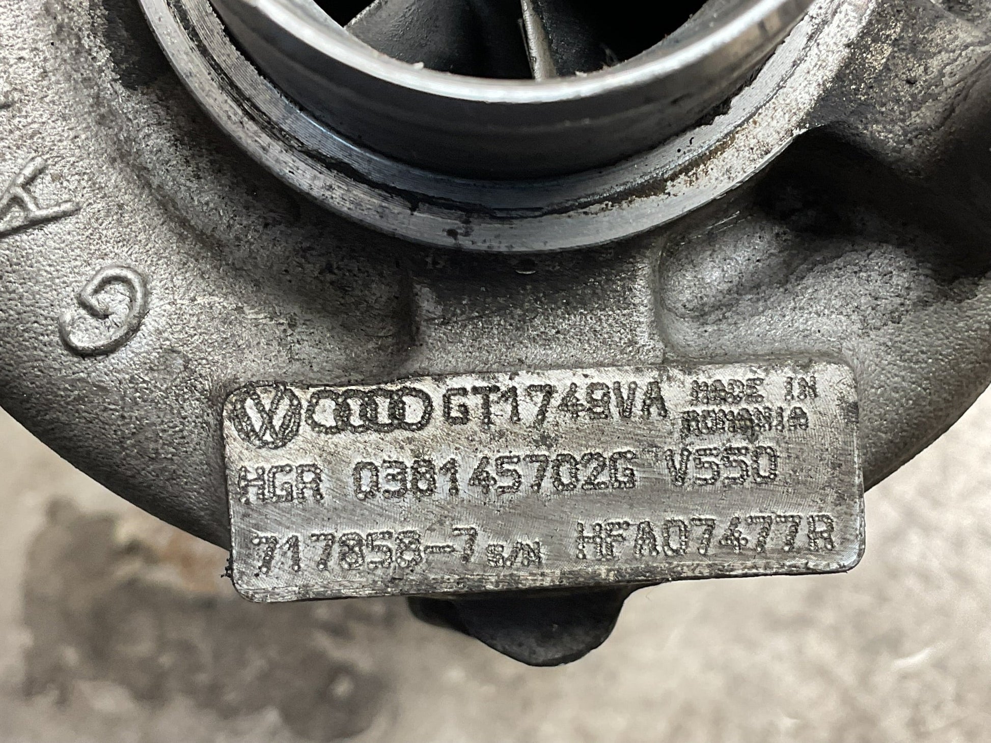 Turbo VW 1.9TDi 038145702G - 038145702G