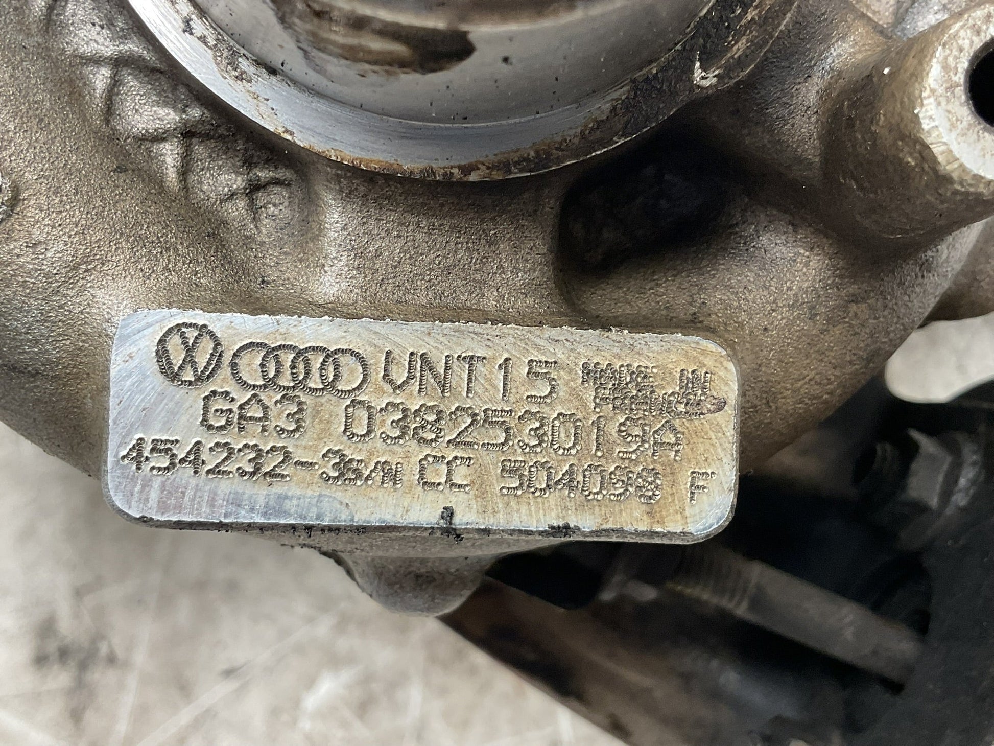 Turbo VW 1.9TDi 038253019A - 038253019A