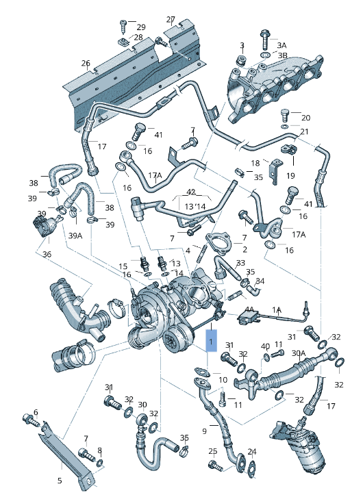 Turbocompresor VAG 058145703L 1.8 - 058145703L