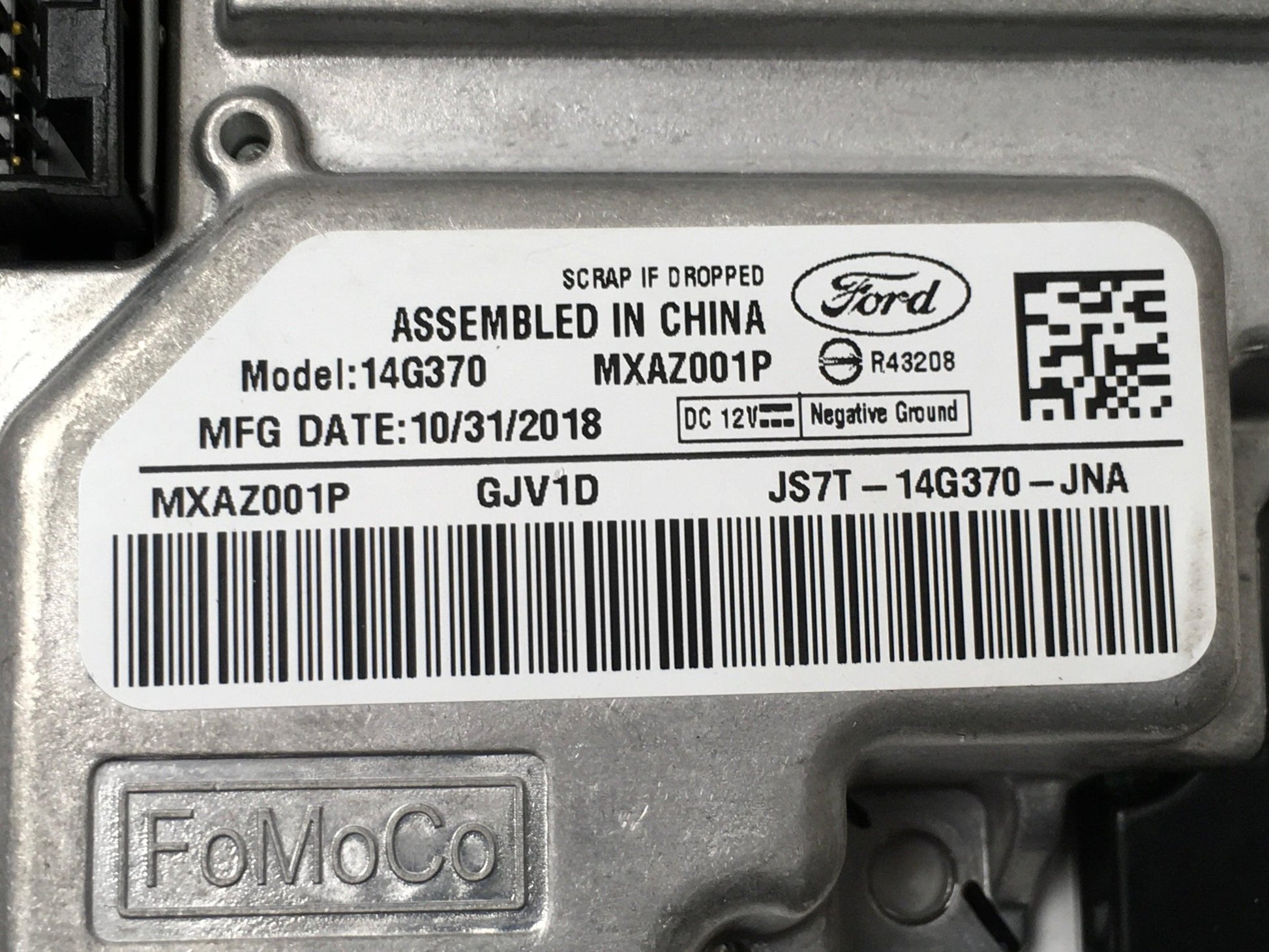 Unidad control navegacion Ford Ranger TKE - JS7T14G370JNA