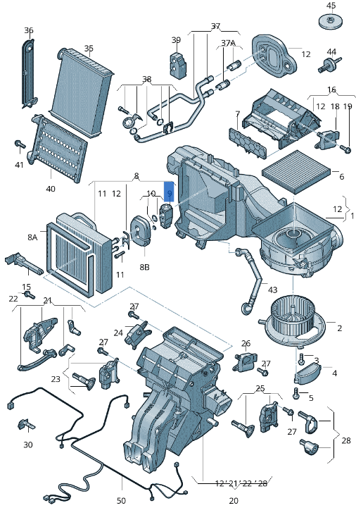 Valvula Expansion A/C VW 5Q0816679B - 5Q0816679B