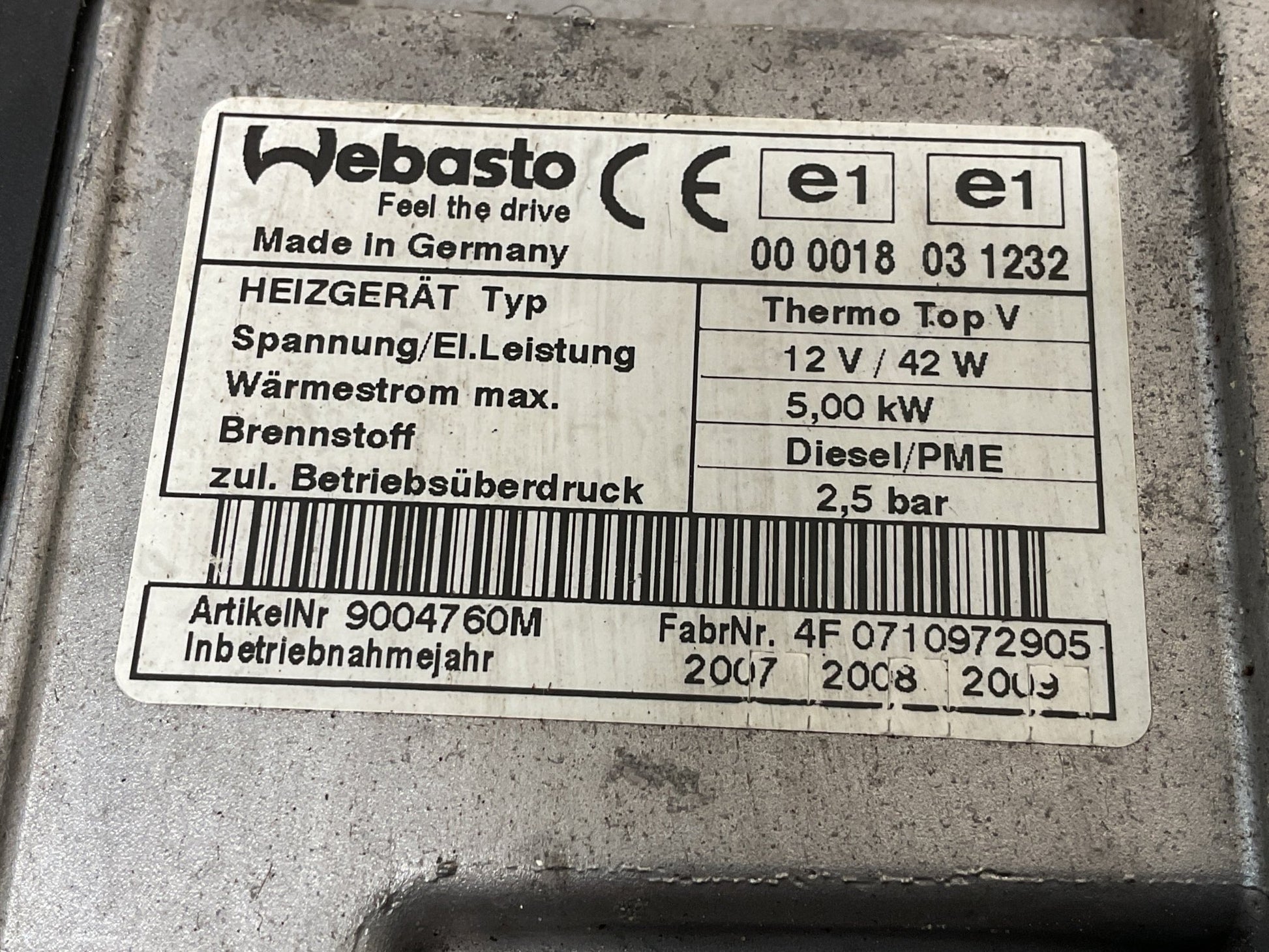 Valvula Intercambio Land Rover 9004760M - 9004760M