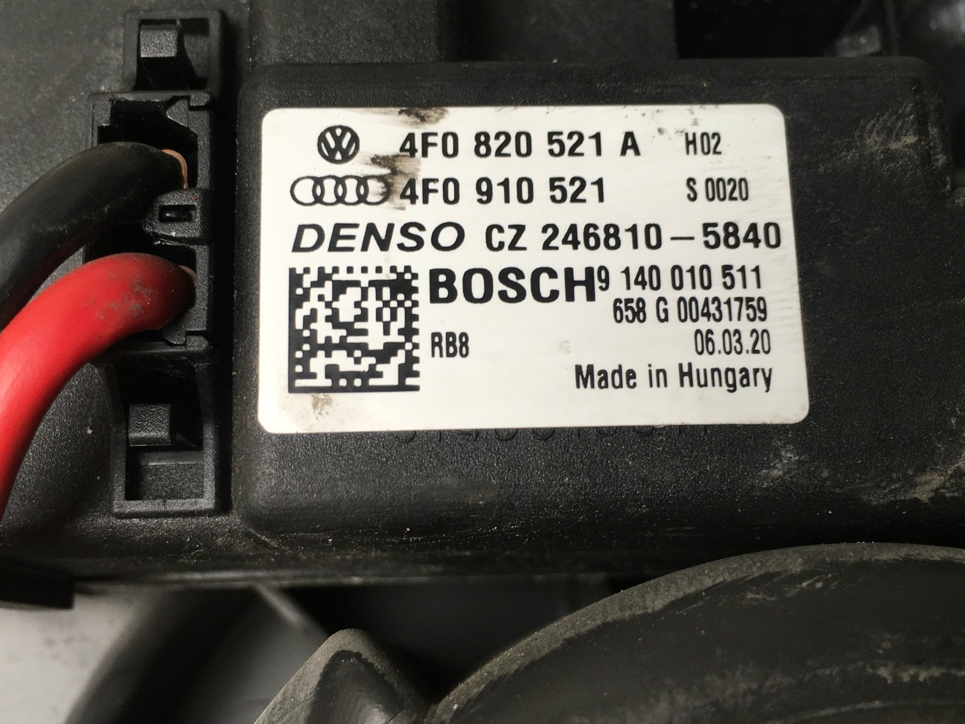 Ventilador Calefaccion Audi 4F0820521A - 4F0820521A