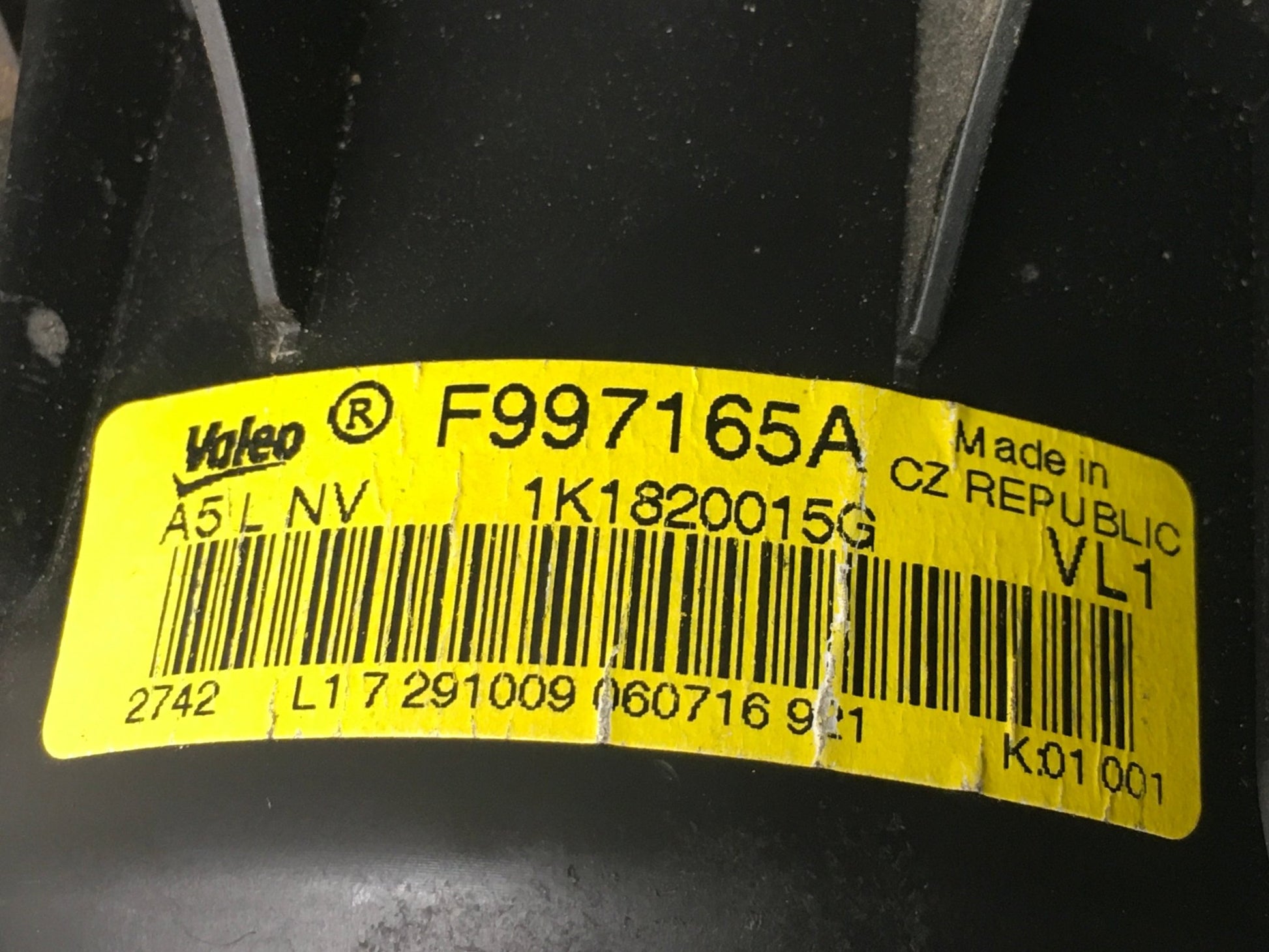 Ventilador Calefaccion VW 1K1820015G - 1K1820015G