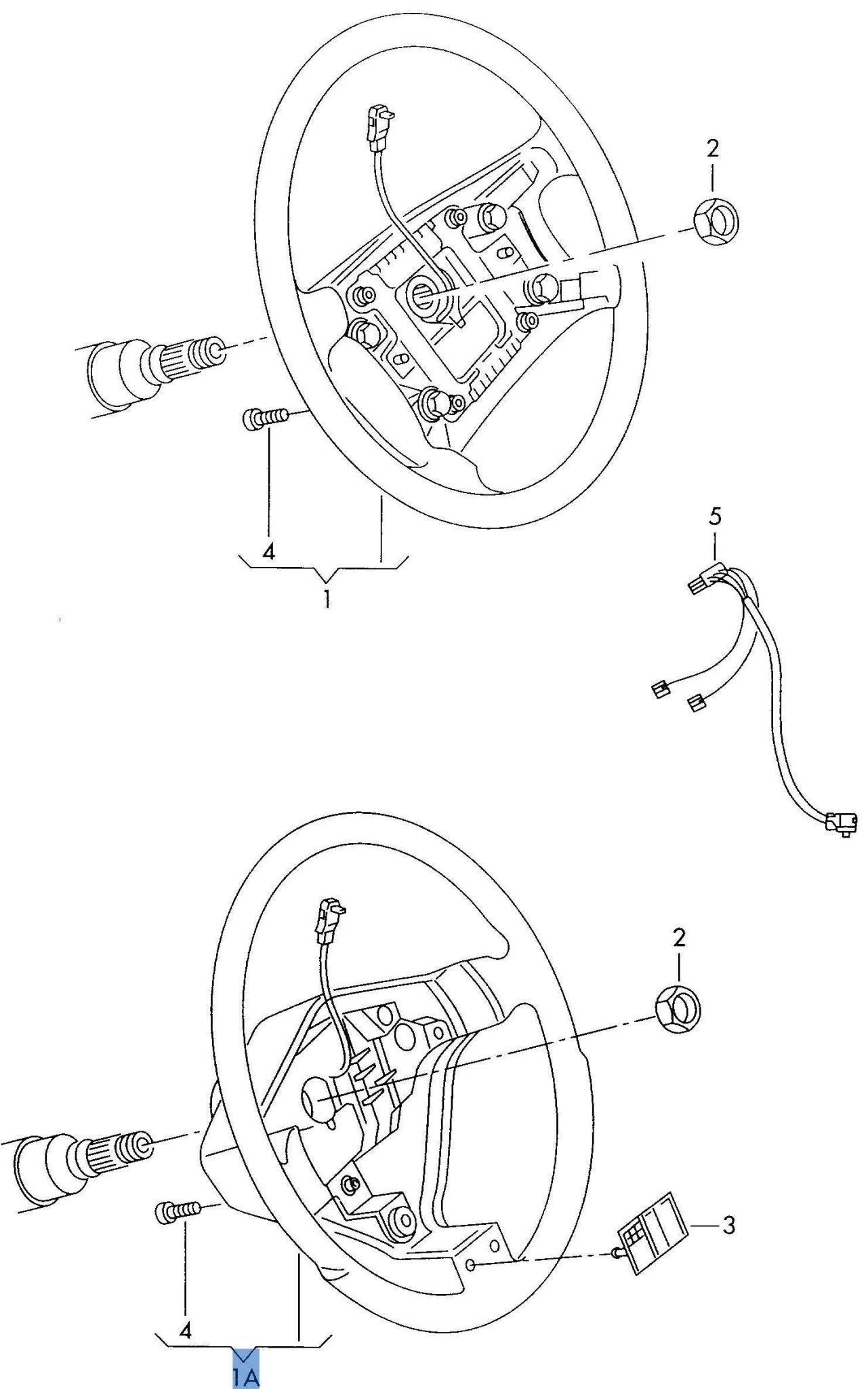 Volante Audi A4 B5 S4 - 4B0419091B