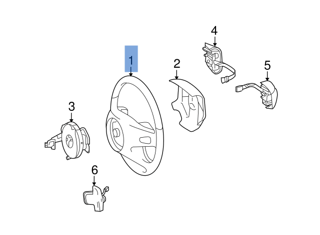 Volante Mercedes ML W164 - A1644605103