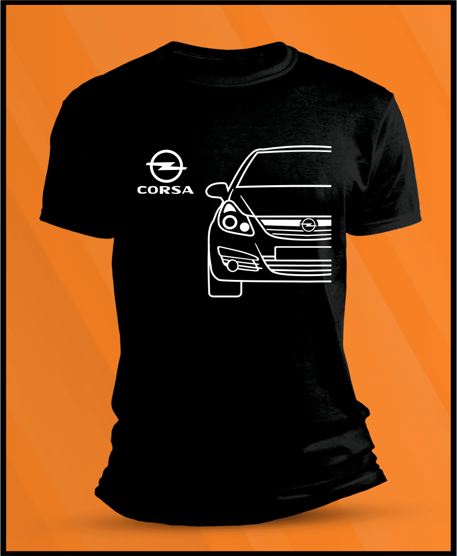 Camiseta manga corta Opel Corsa D - AutoRR 