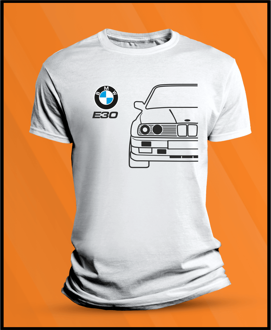 Camiseta manga corta Bmw Serie 3 E30 - AutoRR 