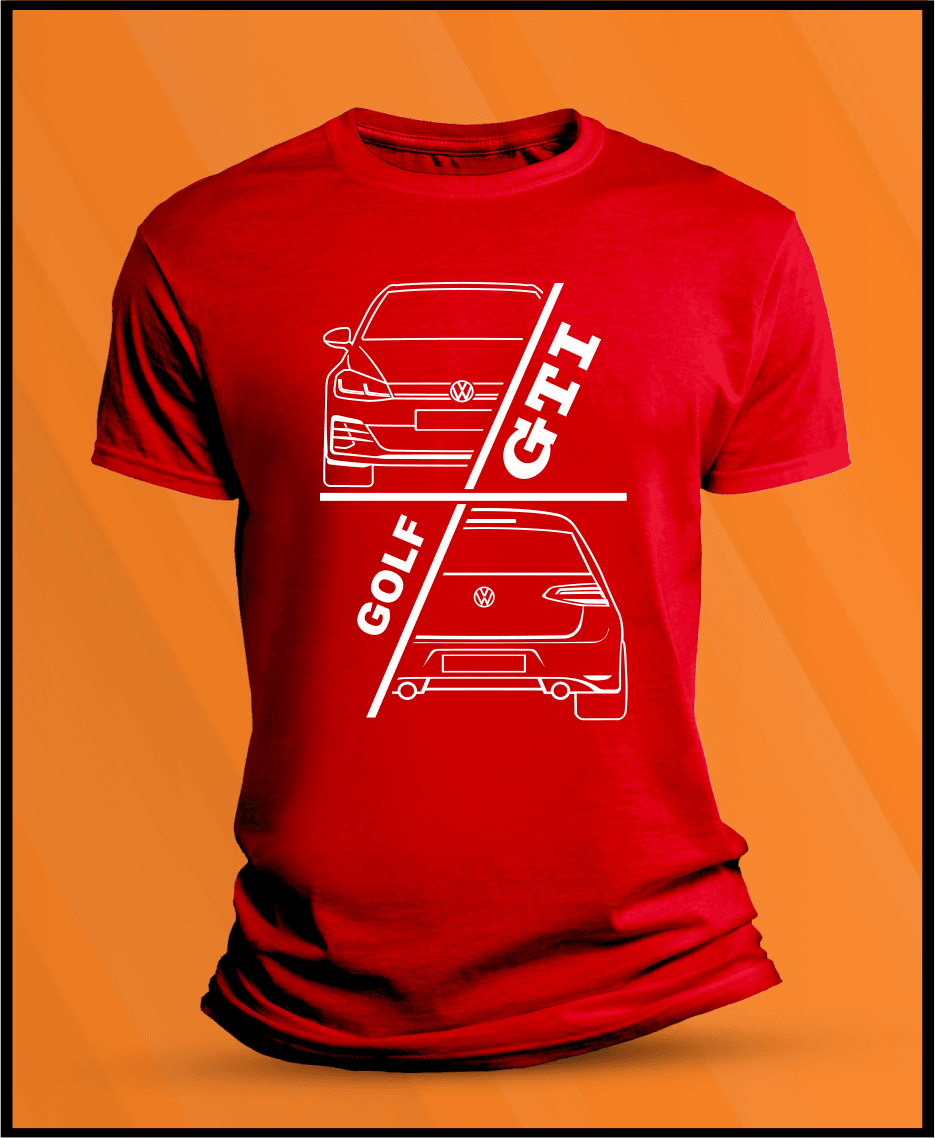 Camiseta manga corta VW Golf VII GTI - AutoRR 