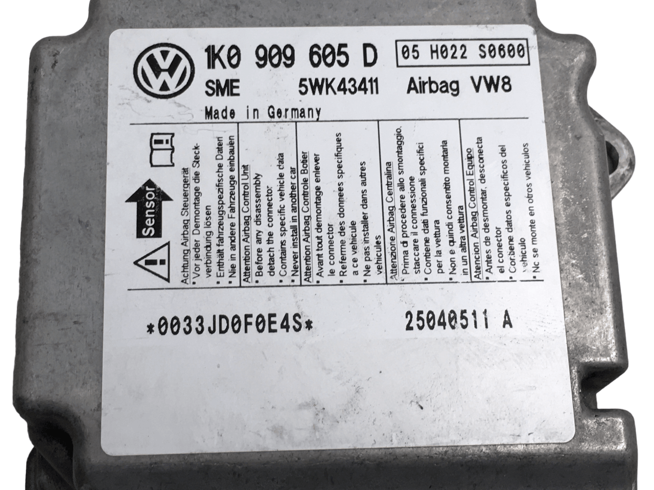 Centralita Airbag VW 1k0909605d - AutoRR 1k0909605d