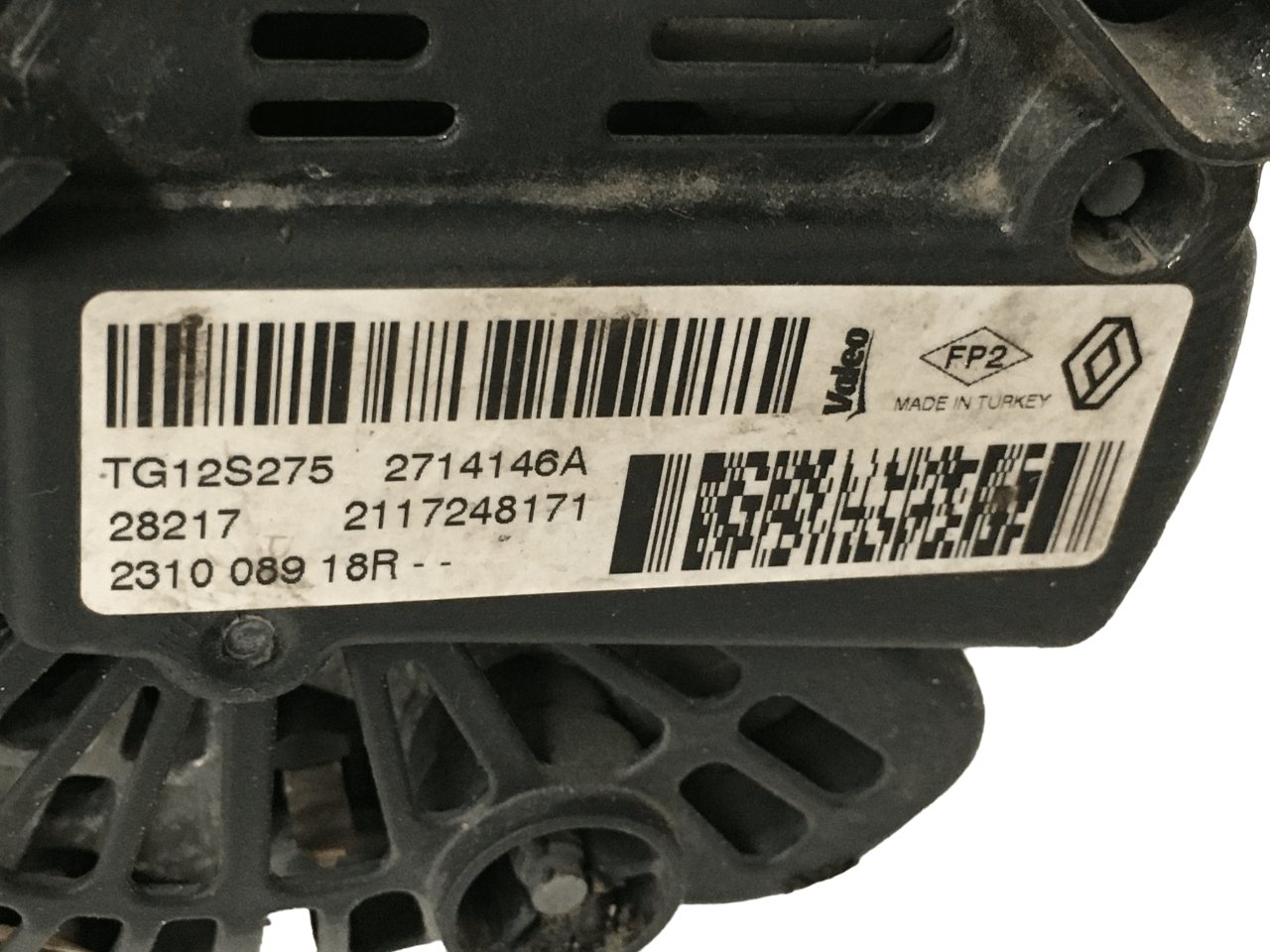 Alternador Renault 231008918r - AutoRR TG12S275