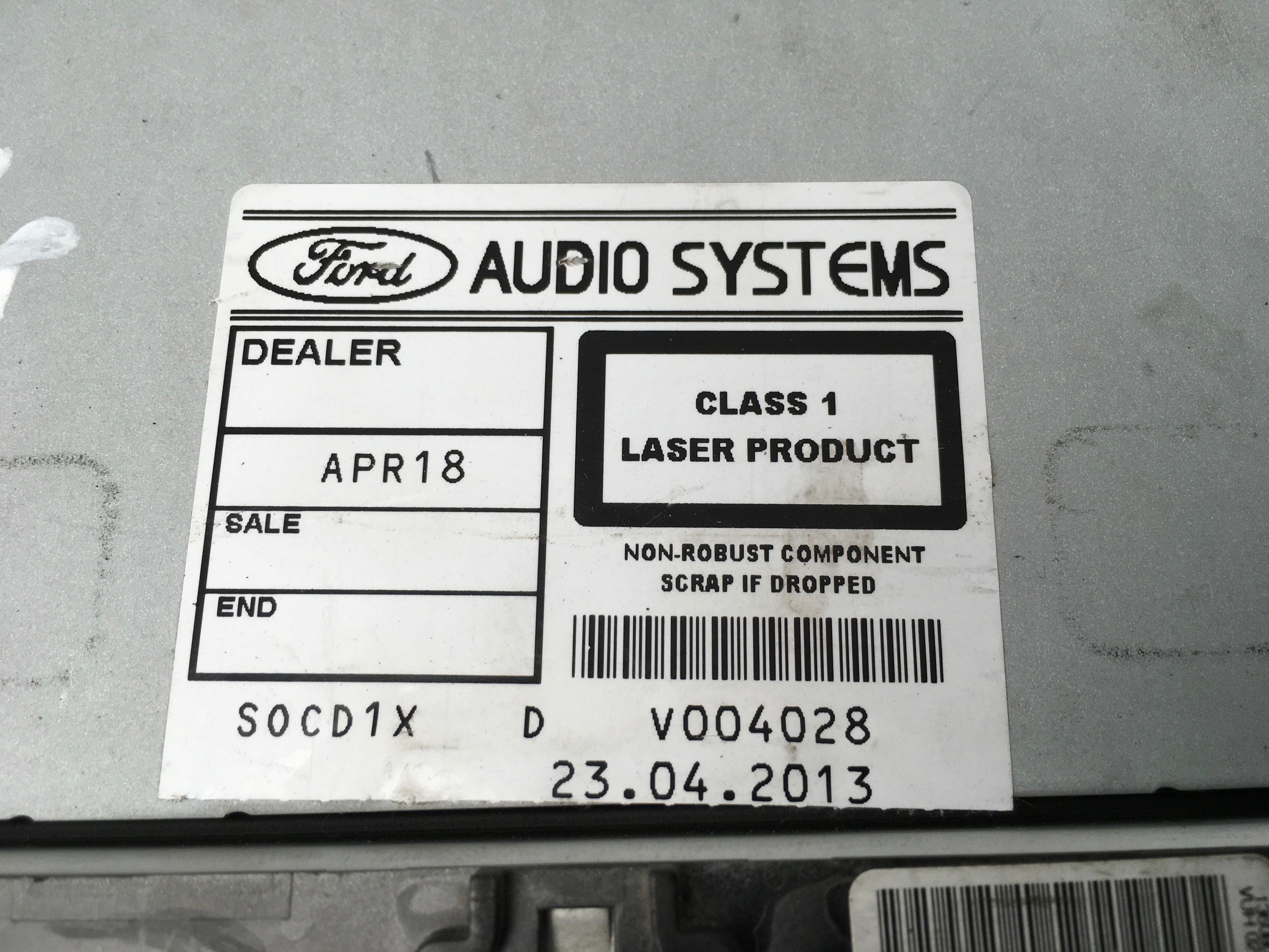 Radio cd mp3 ford bs7t18c939ag - AutoRR CD345MCA