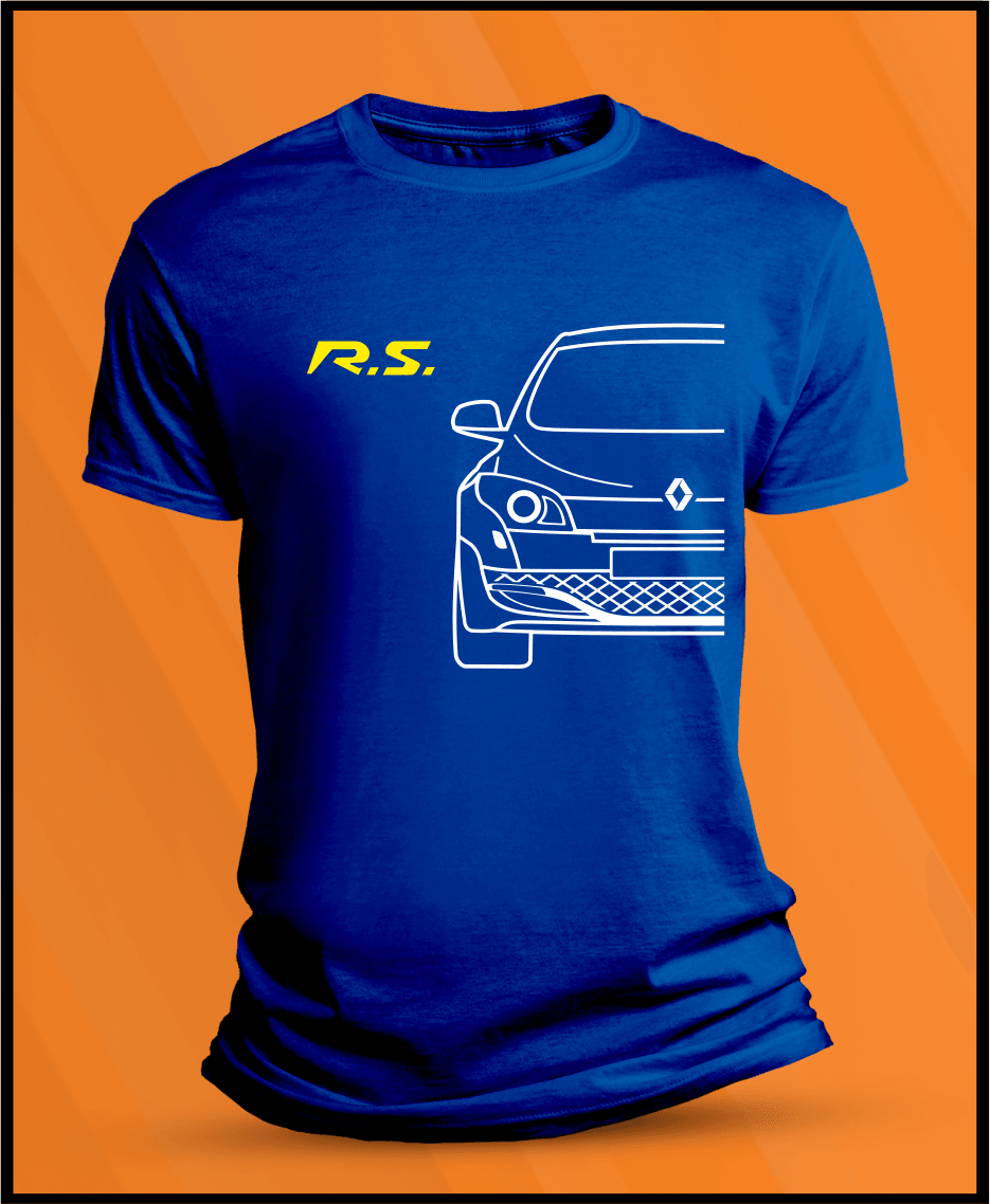 Camiseta manga corta Renault Megane MK3 RS - AutoRR 