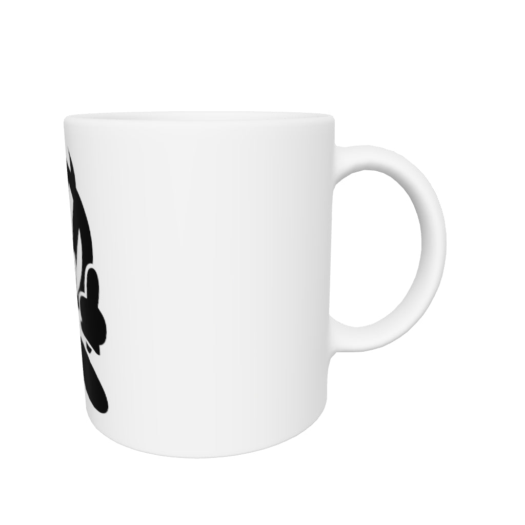 Taza blanca brillante BadVolks