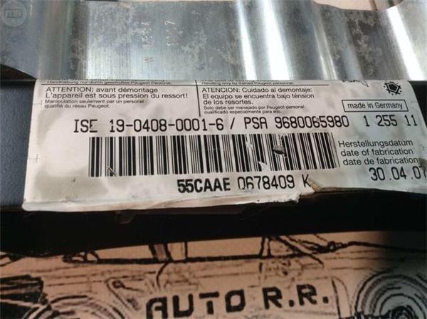 Airbag antivuelco peugeot 207 cc - 9680065980