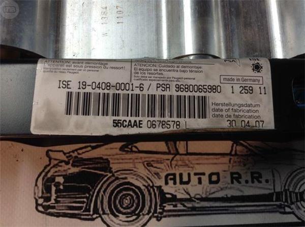 Airbag antivuelco peugeot 207 cc - 9680065980