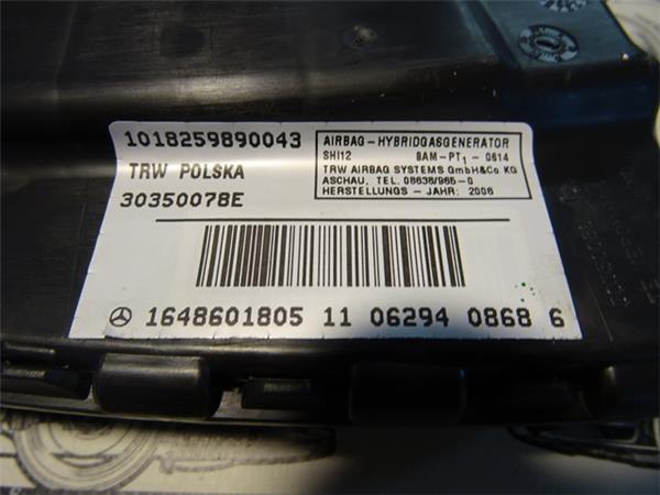 Airbag asiento derecho mercedes w164 - a1648601805