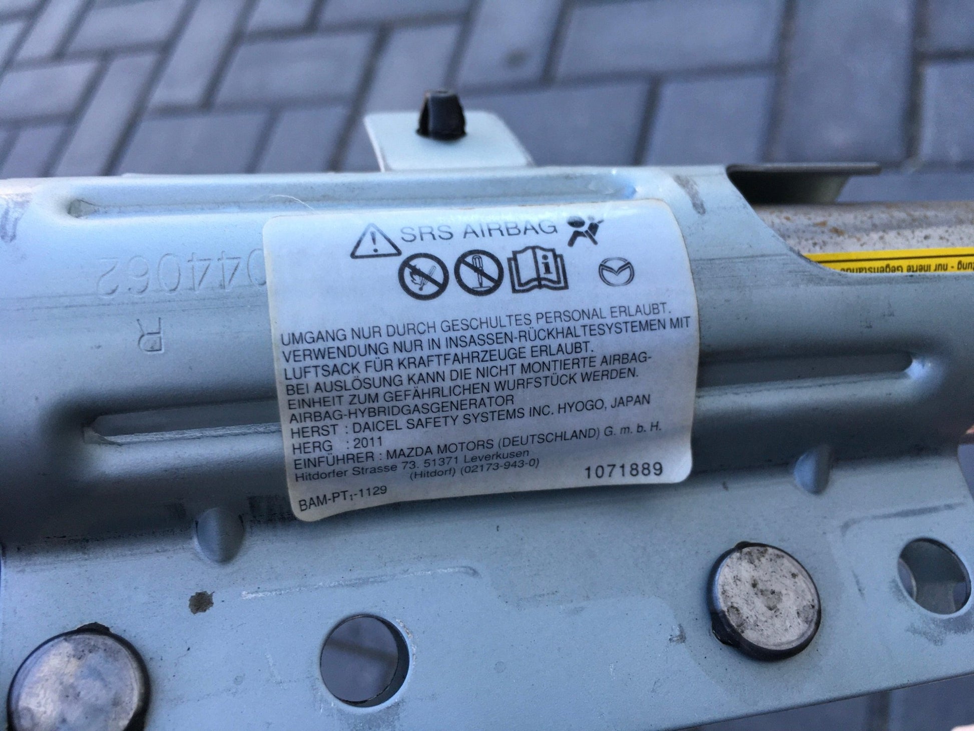 Airbag cortina dcho Mazda CX7 - EG2157KM0H