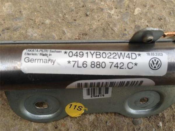 Airbag cortina dcho volkswagen touareg i - 7l6880741c