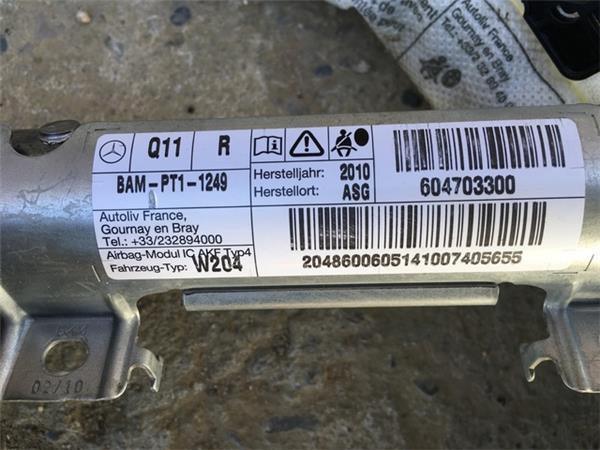 Airbag cortina del der. mercedes w204 - 2048600605