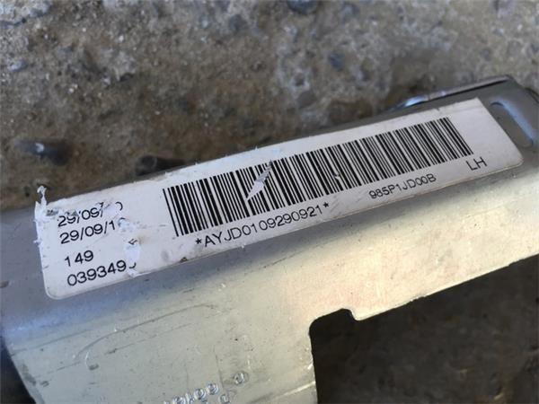 Airbag cortina del. izq. nissan qashqai - 985p1jd00b