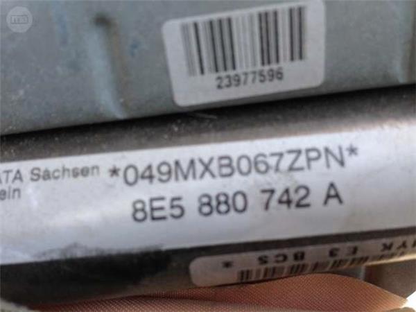 Airbag cortina derecho audi a4 b6 b7 - 8e5880742a