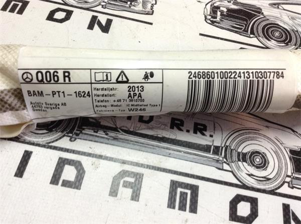 Airbag cortina derecho mercedes b w246 - 