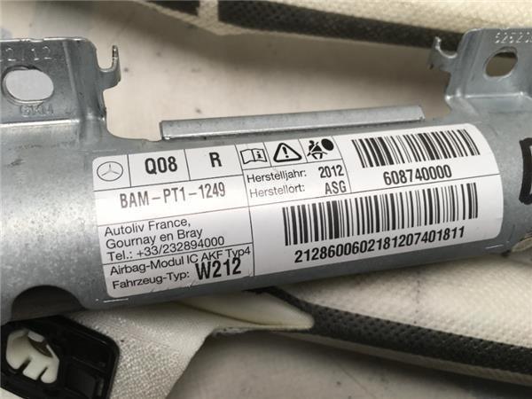 Airbag cortina derecho Mercedes E W212 - 608740000