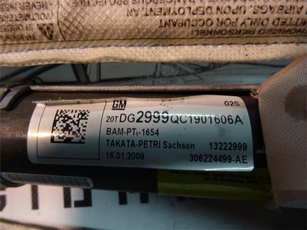Airbag cortina derecho opel insignia - 13222998