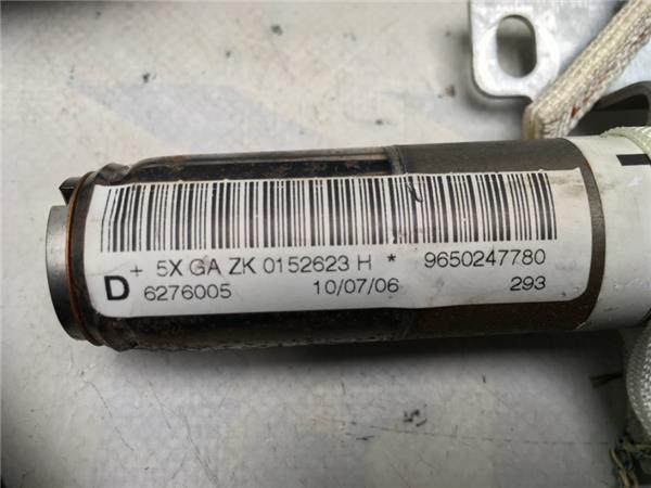 Airbag cortina derecho Peugeot 207 - 9650247780