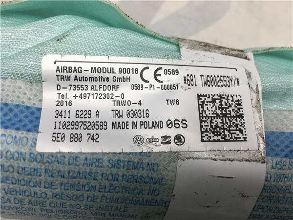 Airbag cortina derecho Skoda Octavia 5E - AutoRR 5e0880742