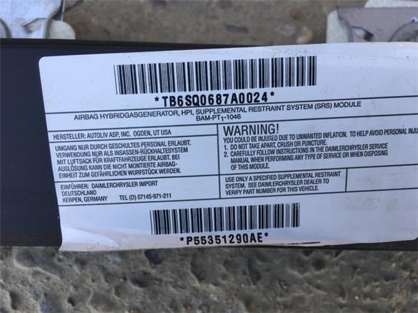Airbag cortina izq jeep compass i - p55351290ae