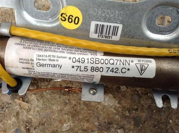 Airbag cortina izq porsche cayenne - 7l5880742c