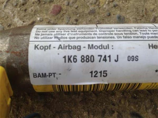 Airbag cortina izq volkswagen golf v - 1k6880741j