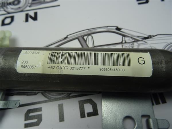 Airbag cortina izquier peugeot 407 coupe - 9651954180