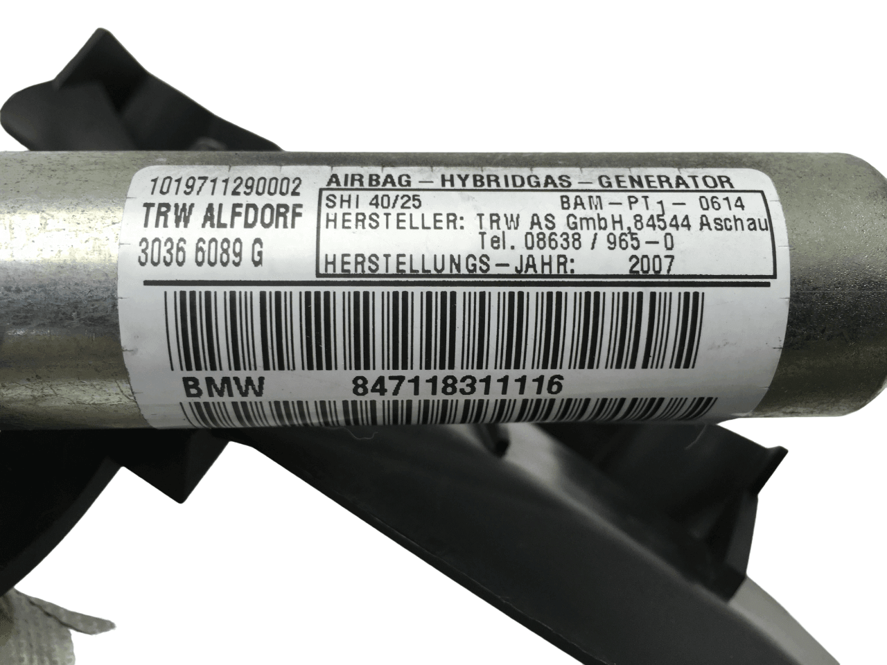 Airbag cortina izquierdo Bmw E92 30366089G - 847118311116