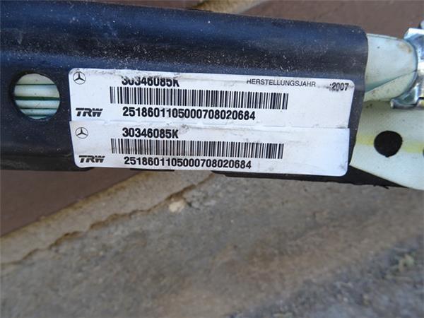 Airbag cortina izquierdo mercedes r w251 - 30346085k
