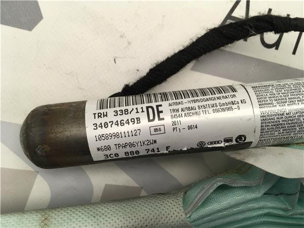 Airbag cortina izquierdo VW Passat 3C B7 - 3c0880741f
