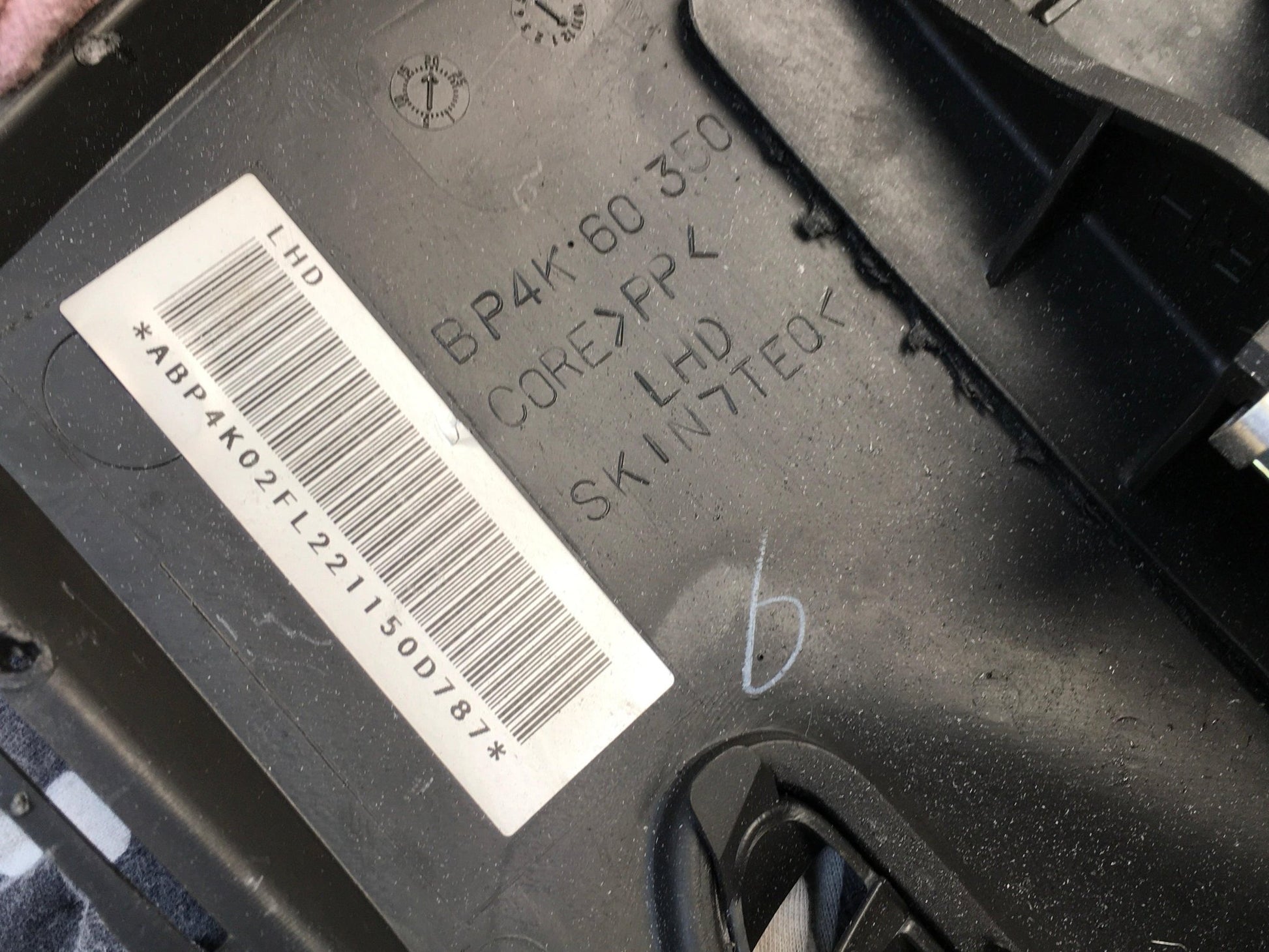 Airbag derecho Mazda 3 - BP4K60350