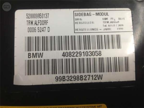 Airbag puerta izquierda bmw e46 - 