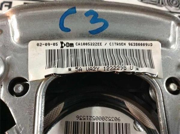 Airbag volante citroen c3 - 96380009vd