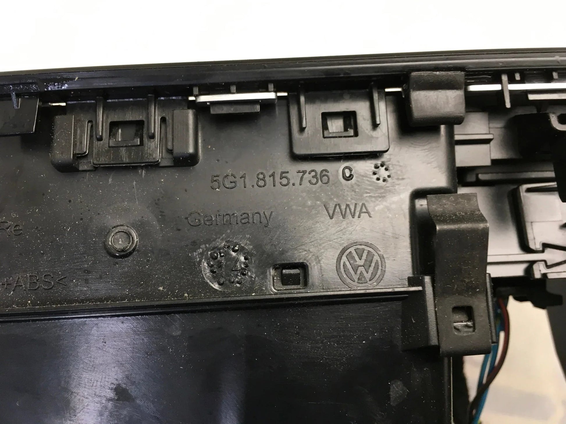 Aireador central VW Golf VII