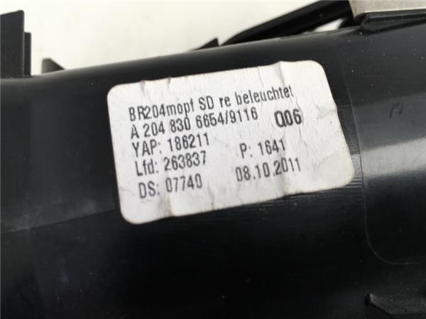 Aireador derecho Mercedes Clase C W204 - a2048306654